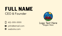 Camping Tent Outdoor Business Card
