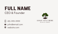 Rustic Tree Landscape Business Card