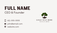 Rustic Tree Landscape Business Card Design