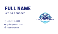 Power Wash Sprayer Business Card Design