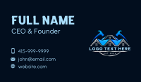 Roof Hammer Carpentry Business Card Design