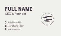 Classic Eyeliner Eye Business Card