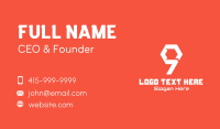 Web Hosting Business Card example 1