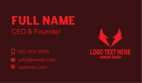 Voltage Bull Horns Business Card