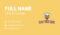 Laughing Chef Mascot  Business Card