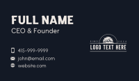 Mountain Summit Scenery Business Card