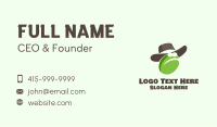 Cowboy Frog  Business Card
