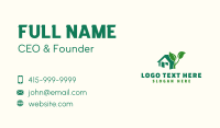 Plant House Gardening Business Card