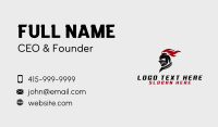 Knight Warrior Character Business Card