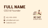 Fast Burger Time  Business Card
