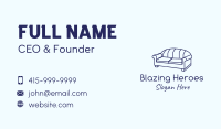 Monoline Sofa Furniture Business Card Image Preview