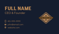 Outdoor Camping Adventure Business Card