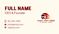 Blazing Cargo Truck  Business Card