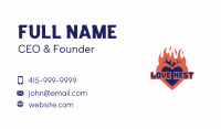 Heart Fire Flame Business Card Image Preview