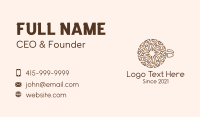 Coffeehouse Business Card example 1