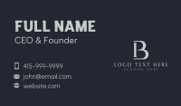 Investor Business Card example 3