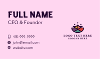 Colorful Polygon Mosaic  Business Card