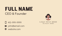 Curls Business Card example 3