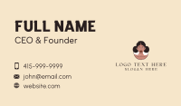 Afro Woman Salon Business Card