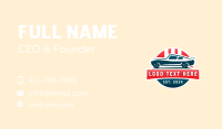 Retro Car Garage Business Card Design