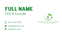 Nature Leaf Organic Business Card