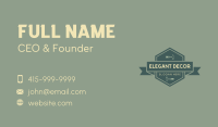 Hipster Carpentry Hammer Business Card Image Preview