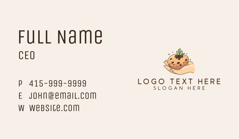Cookies Business Card example 1