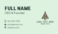 Multicolor Christmas Tree Business Card