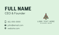 Multicolor Christmas Tree Business Card