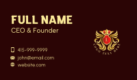 Luxury Crown Crest Business Card