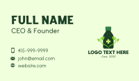 Green Cross Tonic Business Card Design