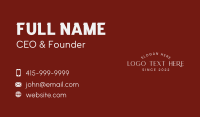 Photographer Business Card example 3