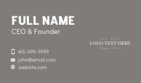 Jeweller Business Card example 4