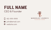 Ethnic Drum Instrument Business Card