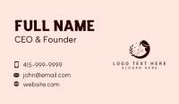 Female Waxing Spa Business Card