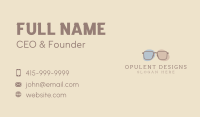 Minimalist Fashion Eyeglass Business Card Image Preview