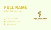 Pistachio Ice Cream Cone  Business Card