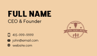 Old Western Star Emblem Business Card