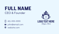 City Skyline Football Business Card