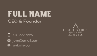 Stylish Business Wordmark Business Card