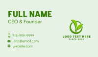 Herbalist Business Card example 1