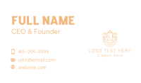 Crow Shield Badge Lettermark Business Card