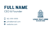 Paper Sheet Business Card example 4