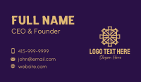 Religious Cross Relic Business Card Design