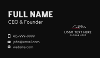 Automotive Racing Car Business Card