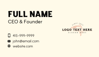 Salmon Fish Restaurant Business Card