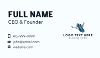 Flying Rubber Shoe Business Card Design