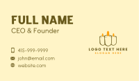 Relaxing Candle Light Business Card