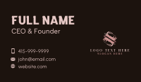 Floral Hands Spa Business Card