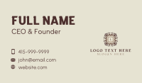 Floral Luxury Event Business Card